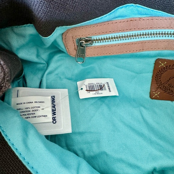 GAP JEANS 1969 Brown Denim Handbag - Picture 4 of 5